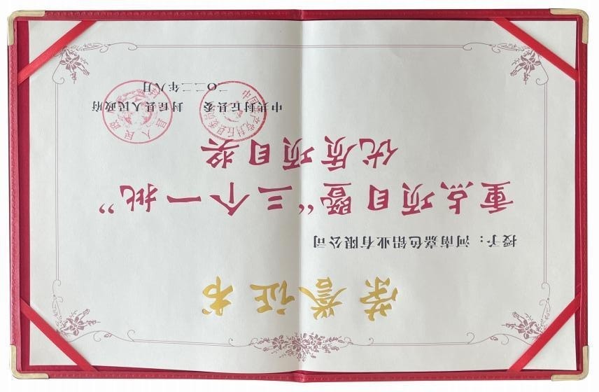 科技项目荣誉资料