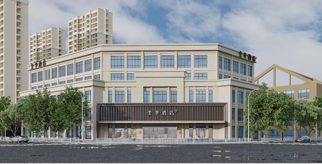 上海宝山区松兰路全季酒店 · 酒店建筑效果